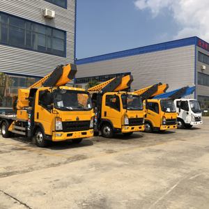 ISUZU 4x2 27M/30M/35M Trabajo autopropulsado de gran altura Elevador de muebles aéreos hidráulicos Plataforma de escalera Camión elevador de escalera - Product Image 4