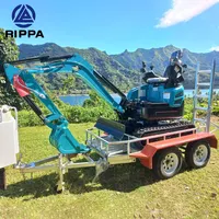 Rippa Farm Mini Excavator, Dump Car Trailers