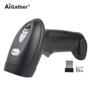 Escáner de código de barras inalámbrico de mano, lector de código de barras, <span class=keywords><strong>USB</strong></span> COM QR, 1280*800 píxeles, luz blanca, 2,4G - Product Image 1