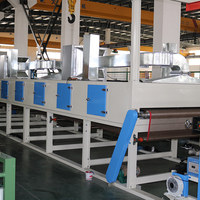 Machine électrique de laminage et de revêtement de papier abrasif mural avec fonction d'impression pour disques abrasifs, textiles, films et bois