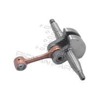 Vilebrequin de moteur robuste compatible avec les tronçonneuses Husqvarna 346XP 351 353 Jonsered CS2147 CS2152, pièce de rechange d'entraînement OEM 504206802