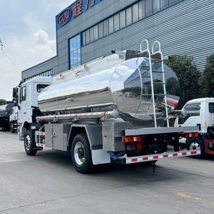 Citerne à carburant en aluminium 4x2 d'une capacité de 10 000 litres pour le transport de pétrole brut, d'hydrocarbures corrosifs et de produits chimiques, camion-citerne à essence - Product Image 3