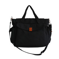 Bolso de lona para hombre y mujer, bolsa de carga de viento oscuro, versátil, de un solo hombro, diagonal, unisex, de alta calidad, nuevo