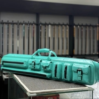 Étui de queue de billard personnalisé avec logo OEM, 3 queues 4 fers, avec sangle longue réglable et multiples compartiments pour craies