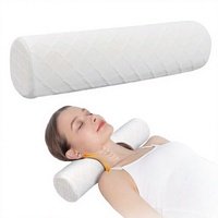 Oreiller cervical en mousse à mémoire de forme, oreiller de soutien, oreiller rond pour le cou, soutien pour dormir, oreiller de soutien pour lit