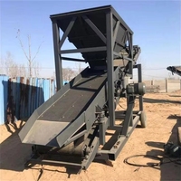 Machine de criblage vibratoire linéaire industrielle robuste pour la séparation de minerai, sable et gravier, avec roulement, boîte de vitesses et pompe, haute efficacité, 380V, longue portée
