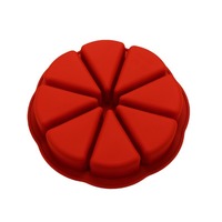 Moule à gâteau triangulaire en silicone antiadhésif, facile à démouler, compatible four, qualité alimentaire, pour pâtisserie DIY au chocolat, 1 pièce pour usage domestique