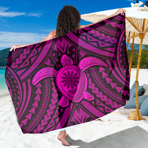 Polinesiana Tribale della Tartaruga di Mare Modello Beachwear Hawaiian Pareo Donna Pareo Sarong Delle Donne del Costume Da Bagno Cover Up Bikini Wrap Skirt - Product Image 3