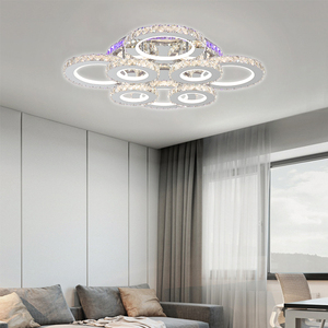 Tùy Chỉnh Sang Trọng Phòng Khách Âm Nhạc Nhịp Điệu Pha Lê Trần Ánh Sáng Hội Trường Khách Sạn 4160lm Hiện Đại Trần Ánh Sáng Treo Đèn Chùm - Product Image 3