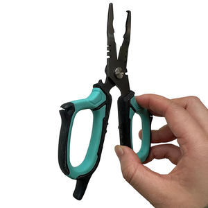 Tijeras para Anillas de Pesca de 6 Pulgadas, Multifuncionales, con Mango de PP+TPR, Cuchillas Microdentadas de Acero Inoxidable, Duraderas y Ecológicas - Product Image 5