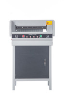 Machine de découpe de papier FRONT 450V+ électrique et manuelle pour papier A3/A4, coupe-papier manuel + électrique