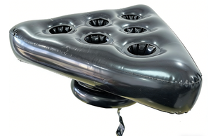 Chapeau de pirate noir <span class=keywords><strong>gonflable</strong></span> ultra-léger pour accessoire de costume de fête d'Halloween - Product Image 4