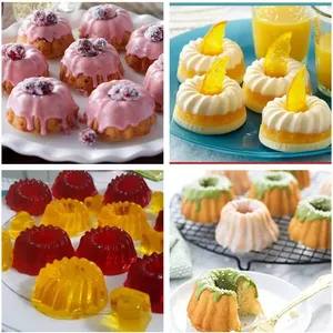 Không dính bí ngô 3D fondant Silicone Donut Chảo Muffin bí ngô cupcake khuôn cho bánh trang trí - Product Image 6