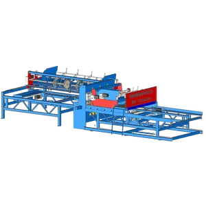 Máquina de fabricación de paneles de valla soldada con malla de alambre automática