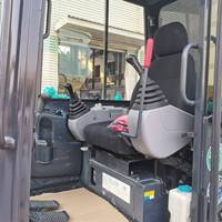 Mini-pelle Kobelco SK60 d'occasion 5 tonnes 2020 ans, 2300 heures, bien entretenue, peinture originale, garantie de 6 mois, prête à être expédiée