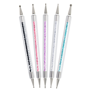 Nail Dotting Tool Set Rhinestone Handle Double Headed Multi Size Head Dot Painting Rhinestone Picking Pen Nail Art Decoration - Product Image 4