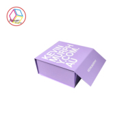 Boîte cadeau en papier kraft pliable en gros 2mm d'épaisseur aimant nettoyant pour le visage crème contour des yeux crème pour le visage emballage mat plastification pliable kraft avec remise