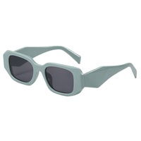 Vente en Gros 2025 Lunettes de Soleil Carrées Rétro de Luxe de Créateur, Vintage Rectangle avec Logo Personnalisé, Lunettes de Soleil Hexagonales de Marque Célèbre