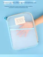Bolsa Transparente para Documentos A4 de PVC con Cierre |   Carpeta Transparente Impermeable para Archivos, para Oficina y Escuela |   Logotipo Personalizado al por Mayor