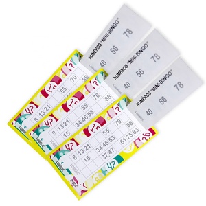Eco-Friendly Custom Bingo Games Recycled Paper Options Diverse Styles - Product Image 1