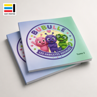 Impression couleur personnalisée, reliure parfaite, impression vif et colorée pour les livres et magazines scolaires pour enfants