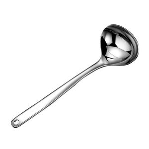 Juego de cuchara y colador de sopa de acero inoxidable, utensilio de cocina grande para el hogar, duradero y resistente a altas temperaturas - Product Image 5