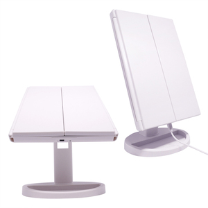 <span class=keywords><strong>Espejo</strong></span> cosmético LED Plegable - <span class=keywords><strong>Espejo</strong></span> tríptico <span class=keywords><strong>de</strong></span> Maquillaje con iluminación - <span class=keywords><strong>Espejo</strong></span> con Pliegues <span class=keywords><strong>de</strong></span> aumentos - Product Image 6