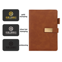 Cuaderno Personalizado con Logotipo, Tapa Dura de Tela A5, para Estudio y Oficina, 100 Hojas Gruesas, Cierre Magnético, Portaplumas