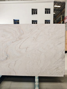 Azulejos de Mármol Natural a Medida, Diseño Moderno en Blanco y Arena Dorada, para Uso en Hoteles, Encimeras Atemporales, Revestimiento de Paredes y Aplicaciones en Pisos - Product Image 4