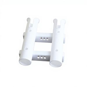Porte-canne à pêche détachable à deux trous, en plastique ABS noir et blanc, pour bateau et yacht, état neuf et d'occasion - Product Image 3