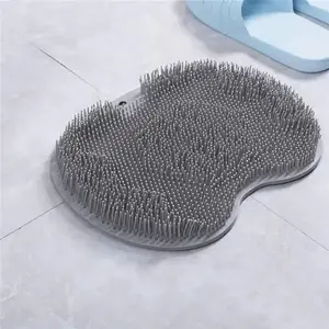 Sıcak satış banyo malzemeleri kaymaz ayak törpüleyici duş banyo mat silikon banyo masaj matı fırçalayın mat