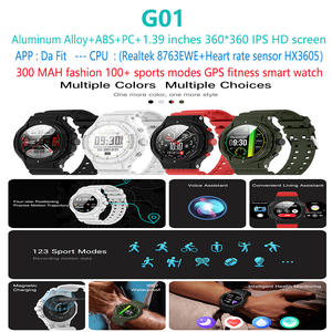 <span class=keywords><strong>Orologio</strong></span> intelligente GPS <span class=keywords><strong>orologio</strong></span> sportivo G01 1.39 pollici assistente vocale Smart Watch Outdoor Relojes Inteligentes - Product Image 6