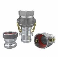 Connecteur à verrouillage rapide Jiexin en acier inoxydable poli forgé avec filetage NPT pour l'alimentation en eau