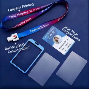 Estuche para Tarjetas de Identificación de Trabajo de Plástico de Doble Cara, Portátil y de Alta Calidad, con Impresión Digital para Visitas de Clientes y Verificación de Empleados - Product Image 2