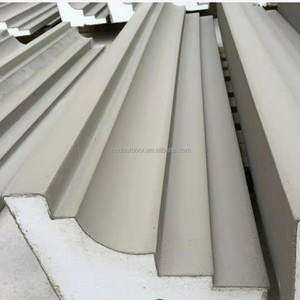 Panneau mural extérieur en polystyrène moderne, durable et écologique, corniche de façade pour villa et hôtel - Product Image 4