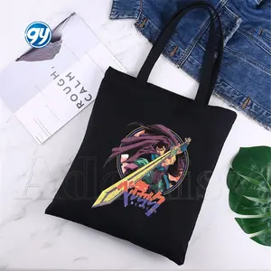 Berserk Guts Espada Estilo Lendário Impresso Canvas Bag Harajuku Ombro Bolsa Estudante Moda Bolsa Shopping Bag