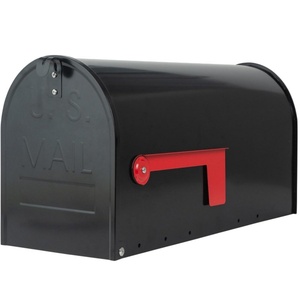 Boîtes aux lettres métalliques pour montage extérieur, boîte aux lettres résidentielle, boîte aux lettres extérieure en acier galvanisé robuste, grande capacité - Product Image 1
