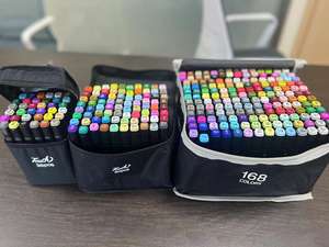 โรงงานขายส่งปากกามาร์กเกอร์ 24 36 60 80 120 168 262 สีวาดกราฟฟิตี้แอลกอฮอล์ปากกามาร์กเกอร์ศิลปะถาวรชุด - Product Image 2