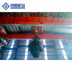 Grúa Puente Metálica de Doble Viga Kuangyuan de 50/10 Toneladas con Motor PLC y Engranaje Trifásico de CA 380V 50HZ - Product Image 4