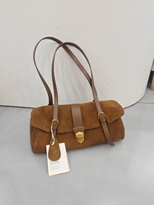 Borsa di Lusso in Vera Pelle per Donna, Borsa a Tracolla Retrò all'Ingrosso, Classica Borsa in Pelle Scamosciata, Borse di <span class=keywords><strong>Moda</strong></span> in Pelle Personalizzate e Trendy - Product Image 2