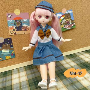 Nuevas Figuras de Acción de Anime con Rostro de Manga de 30 cm, Muñeca <span class=keywords><strong>BJD</strong></span> 1/6, Juego Completo de Muñeca Articulada Esférica para Juguetes Infantiles, Juguetes de Cosplay para Niñas - Product Image 5