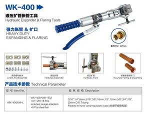 Kit d'outils manuels d'expansion et de sertissage de tubes en cuivre et en acier pour climatisation, fabriqué en Chine - Product Image 3