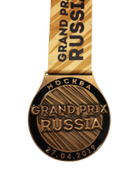 Médaille de marathon 3D en métal personnalisée de qualité supérieure, placage argent antique, impression typographique, trophée sportif style FIESTA, Noël
