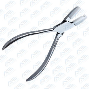 Herramienta óptica para óptico Alicates multiusos de acero inoxidable para montura de anteojos con mordaza de nailon Alicates de punta plana OEM personalizables - Product Image 4