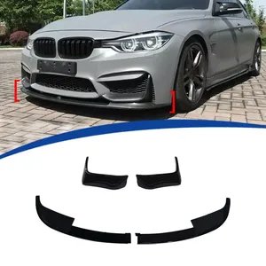StarNav Pour Série 3 F30 2013-2019 Kit de carrosserie de remplacement style M3 M4 : Lame de spoiler de pare-chocs avant, diffuseur et protection - Product Image 2