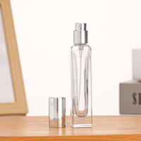 Botol Parfum Kaca Isi Ulang Mewah 15ml dengan Pompa Semprot, Sablon, Sampel Gratis, Set Atomizer Makeup