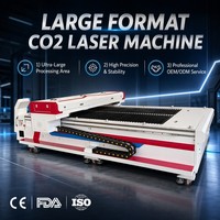 Découpeuse laser à plat CO2 1325 CNC, graveuse laser, machine de découpe pour la découpe et la gravure de bois et d'acrylique jusqu'à 20 mm