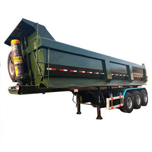ront Axle Lift 4/5/6 Axle Rear Dump Semi <b>Trailer</b> 40-100 Ton Cargo Dump Truck Tipper <b>Trailer</b> with U Shape - Product Image 1