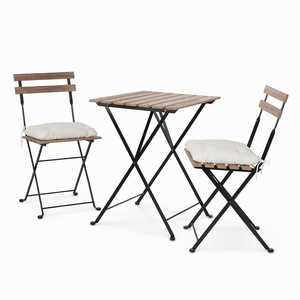 <span class=keywords><strong>Tavolo</strong></span> Rotondo Pieghevole Hifine per <span class=keywords><strong>Giardino</strong></span>, Esterno, Cortile, Patio, Balcone con <span class=keywords><strong>Set</strong></span> di <span class=keywords><strong>Sedie</strong></span> - Product Image 1
