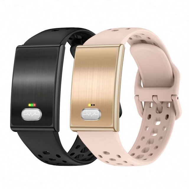 New ES02 Non Screen Smart Bracelet Heart Rate Sleep Monitoring Fitness Tracker Sports Modes Smart Band Men Ladies